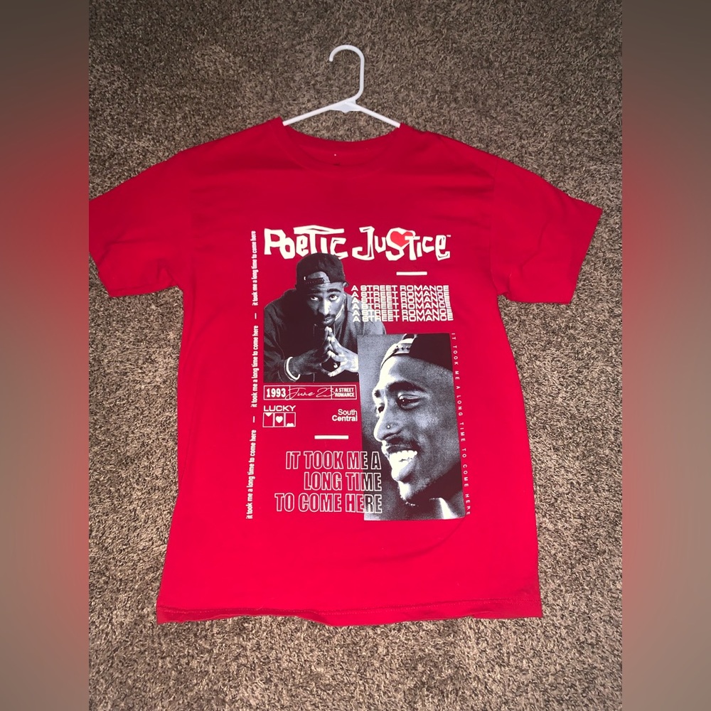 Tupac Red Shirt